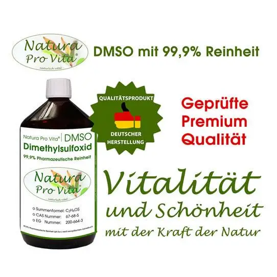 DMSO in Pharmaqualität von Natura Pro Vita in absoluter Spitzenqualität