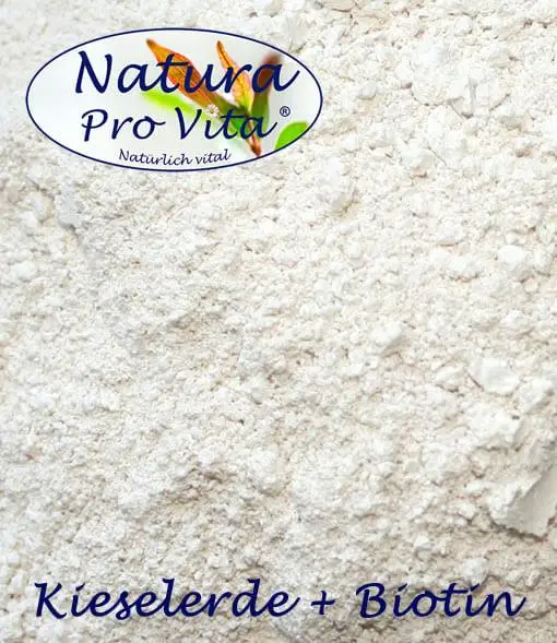 Die Kieselerde mit Biotin ist eine perfekte Kur für Knochen, Gelenke, Nägel, Haut und Haar, Stoffwechsel und Verdauung Natura Pro Vita Silizium plus Biotin