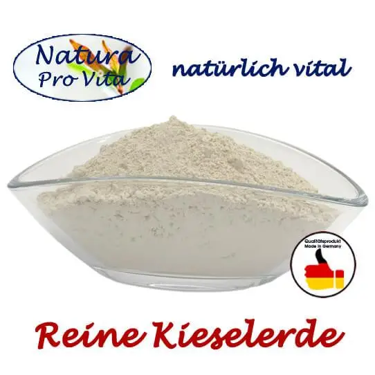 Reine Kieselerde von Natura Pro Vita ist gut für Knochen, Gelenke, Haut und Haar, Zähne, Stoffwechsel und Verdauung - Natur pur